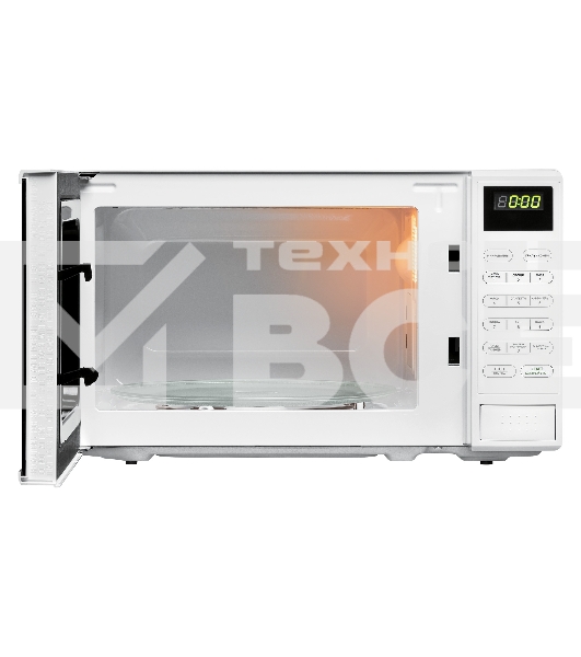Микроволновая печь BBK 20MWG-735S/W белый, 20 л, 700 Вт, переключатели - сенсор