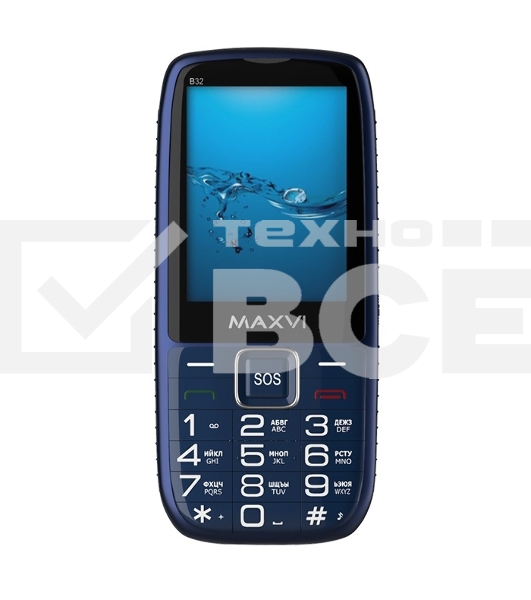 Мобильный телефон Maxvi B32 blue
