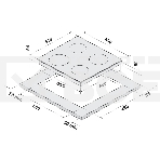 Индукционная варочная поверхность Krona TELLER 60 BL/S K чёрный, фото2