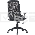 Кресло компьютерное Cactus CS-MC313-BK черный, сетка/ткань, фото9