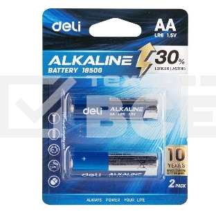 Батарейки Deli E18500 AA LR6 1.6V (2 шт) 