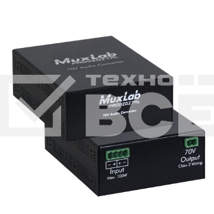 Преобразователь MuxLab 500755-70V аналогового сигнала усилителя в электрический 70В