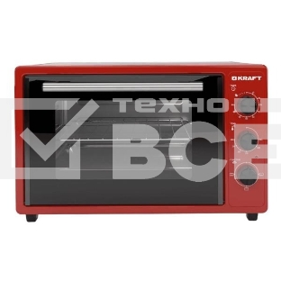 Мини-печь KRAFT KN-MO 3900 FR красный