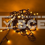 Гирлянда светод. Funray Минишарики, SE-MINI-110Y, 10М, 100LED, желт., темно-зел. шнур 0,7м, контр,, фото 1