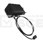 Сетевое зарядное устройство Maxvi A304T Type-C\USB 3A 15W + литой кабель Type-C 1.2м, черный, фото5