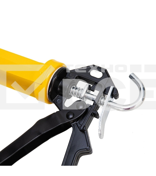 Пистолет для герметика Deli DL2370 Размер: 9 дюймов/230 мм. Сталь А3 + алюминий. Угол поворота 360.