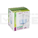 Чайник Homestar HS-1008 (1,8 л), стекло, белый, фото2