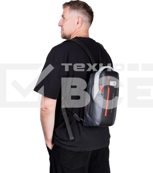 Рюкзак Piquadro Urban CA6801UB00/GRN серый/черный кожа