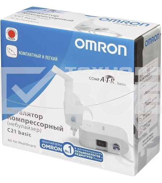 Ингалятор компрессорный OMRON С21 Basic (NE-C803-RU)