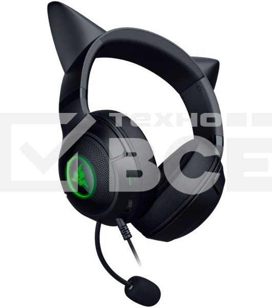 Гарнитура проводная Razer Kraken Kitty V2 - черный Headset черный