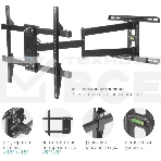 Настенный кронштейн Kromax DIX-20 черный для LED/LCD телевизоров Диагональ экрана (дюймы): 22'-65', фото6
