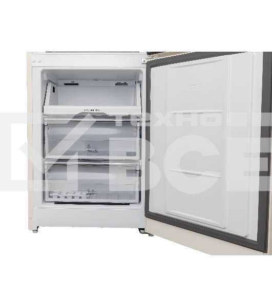 Холодильник Hotpoint HT 5200 C AB мраморный двухкамерный 240/83л морозилка снизу, No Frost