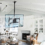 Кронштейн для телевизора Kromax COBRA-4 черный, 15'-75' макс. 65 кг, потолочный, поворот и наклон, фото8