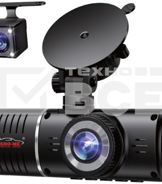 Видеорегистратор Sho-Me FHD-375 черный 1080x1920 1080p 150гр. GPS JL5212B+SC1243