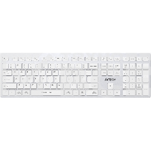 Клавиатура беспроводная A4Tech Fstyler FBX50C, USB, Bluetooth/Радиоканал, белый