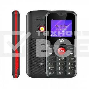 Мобильный телефон BQ 1853 Life черный+Red