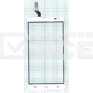 Сенсорное стекло (тачскрин) для LG Optimus L9 II D605, белое