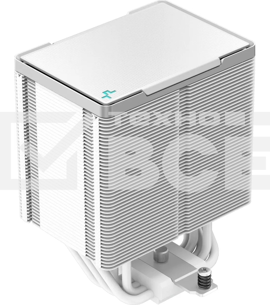 Кулер для процессора DEEPCOOL AK500 WH белый, 120 мм, алюминий/медь, 1850 об/мин, 31.5 дБ, 4 pin, 240 Вт, 158 мм