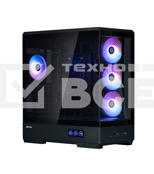 Компьютерный корпус ZALMAN P50 DS, ATX, BLACK, WINDOW, 2x3.5