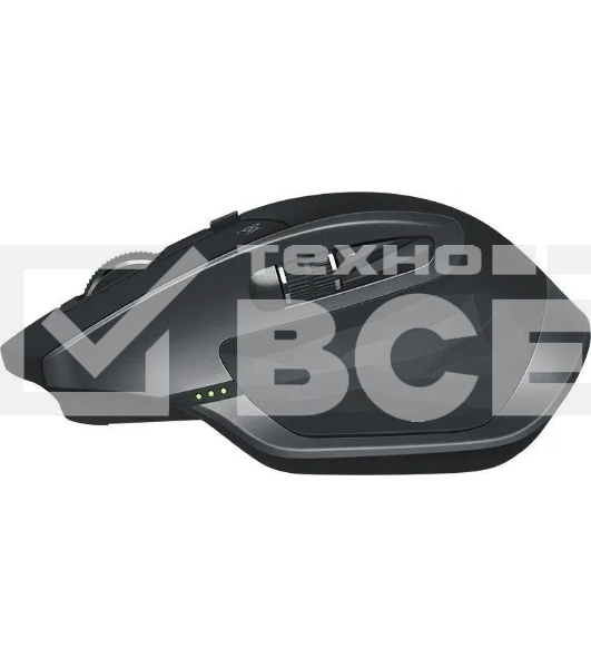 Мышь беспроводная Logitech MX Master 2S графитовый, 4000 dpi, радиоканал, Bluetooth, USB, кнопки - 7