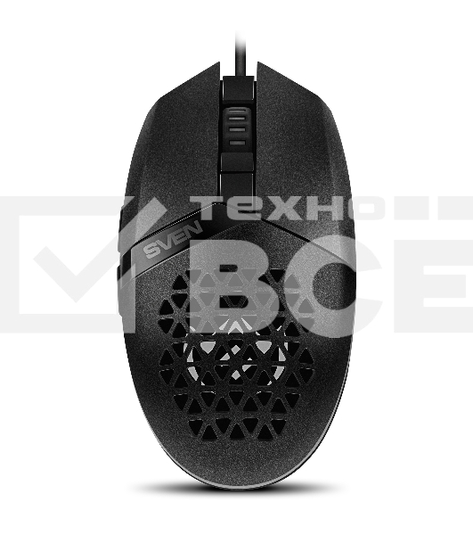 Мышь проводная SVEN RX-G735 черный, 4000 dpi, USB, кнопки - 6
