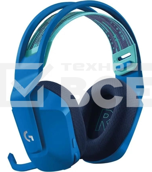 Наушники с микрофоном Logitech G733 Lightspeed синий накладные Radio оголовье 981-000945
