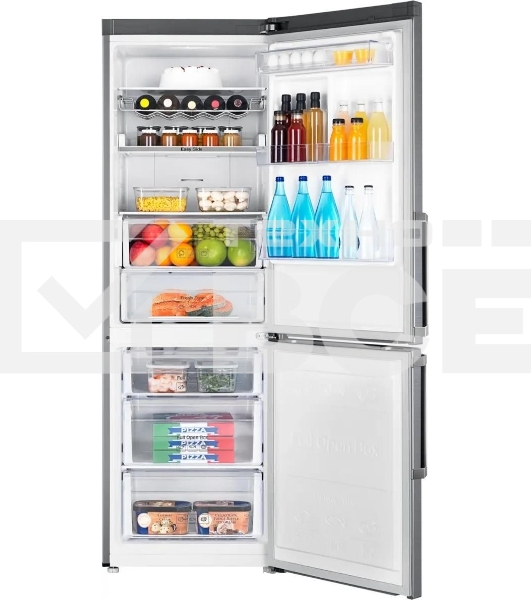Холодильник Samsung RB33J3515S9/EF серебристый двухкамерный 231/108л морозилка снизу, No Frost