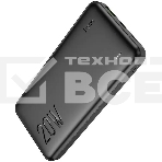 Мобильный аккумулятор Hoco J87 Tacker 10000mAh QC3.0/PD3.0 20W 3A USB-A/USB-C черный, фото 1