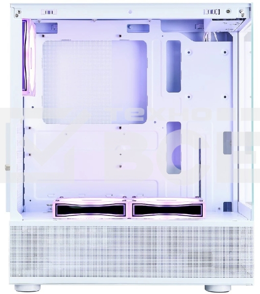 Компьютерный корпус 1STPLAYER MIKU Mi7-A ARGb белый/ATX/3x120мм ARGb fans/Mi7-A-WH-2FC7R-W-1FC7-W