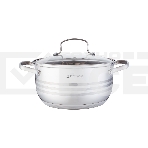 Кастрюля ALBERG AL-2133 Bonne Line с крышкой 6 л (Ø26 х 12.0 см), фото 1