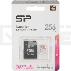 Флеш карта microSD 256Gb Silicon Power Superior A1 microSDXC Class 10 UHS-I U3 100/80 Mb/s (SD адаптер), фото2