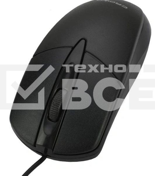 Мышь проводная CROWN CMM-130 черный