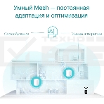 Бесшовный Mesh роутер TP-Link Deco X50(3-Pack) AX3000 10/100/1000BASE-TX (упак.:3шт), фото3