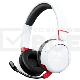 Гарнитура беспроводная игровая HyperX Cloud Mini Wireless белый 7G8F2AA