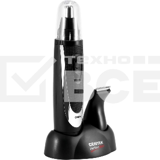 Триммер Centek CT-2177 черный/серебристый