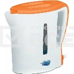 Чайник электрический Великие Реки Мая-1 бело-оранжевый, фото 1