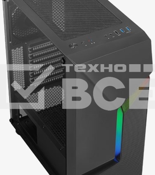 Компьютерный корпус MidiTower Aerocool / Formula Scape-G-BK-v1 (4711099471539)