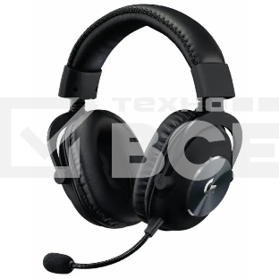 Наушники с микрофоном Logitech G Pro X черный 2м мониторные оголовье (981-000819)