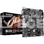 Материнская плата Gigabyte H410M S2H V2 2.1, LGA 1200, Intel H470, 2xDDR4, 4xSATA, 1xM.2, 1xPCIe 3.0 x16, 2xPCIe x1, 1xHDMI, 1xDVI-D, 1xVGA, 1x 1Gb LAN, 2xUSB-A 3.2 Gen 1, 4xUSB-A 2.0, 3x3.5 мм, 7.1, mATX, фото 1