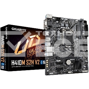 Материнская плата Gigabyte H410M S2H V2 2.1, LGA 1200, Intel H470, 2xDDR4, 4xSATA, 1xM.2, 1xPCIe 3.0 x16, 2xPCIe x1, 1xHDMI, 1xDVI-D, 1xVGA, 1x 1Gb LAN, 2xUSB-A 3.2 Gen 1, 4xUSB-A 2.0, 3x3.5 мм, 7.1, mATX