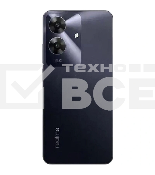 Смартфон Realme Note 60, 4/128Gb, черный