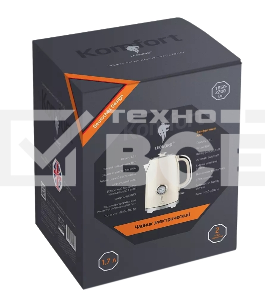 Чайник электрический LEONORD LE- 1901/2 RETRO (105840)