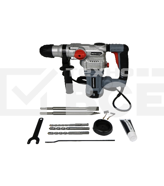 Сетевой перфоратор SDS-Plus ProfiPower PBH28 (вертикальный, 1500Вт, 5,5Дж, 3режима, Ø28мм, 0-900об/мин)