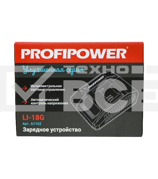 Зарядное устройство для Li-ion аккумуляторов ProfiPower, 4.0А·ч, LI-18G