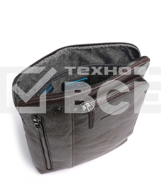 Сумка мужская Piquadro Black Square CA1816B3/TM темно-коричневый натур.кожа
