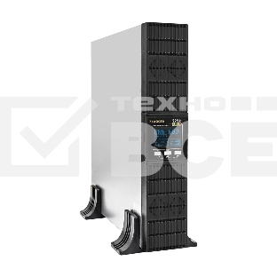 Источник бесперебойного питания On-line ExeGate PowerExpert ULS-2000.LCD.AVR.6C13.USB.RS232.SNMP.BC.2U 2000VA/2000W, On-Line, PF=1, LCD, 6*C13, RS232, USB, SNMP-slot, встроенные батареи 12V 7.2Ah - 6шт, батарейный коннектор, подключение до 4 внешних батарейных блоков 72В, Rackmount 2U/Tower, металлический корпус, черный