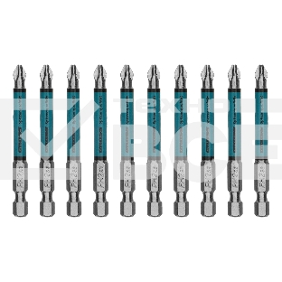 Бита Gross PH2х70 мм, сталь S2, кругл., отрывн., 10 шт.