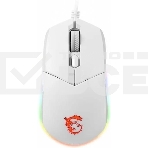 Мышь проводная MSI Clutch GM11 белый, 5000 dpi, USB, кнопки - 6, фото 1