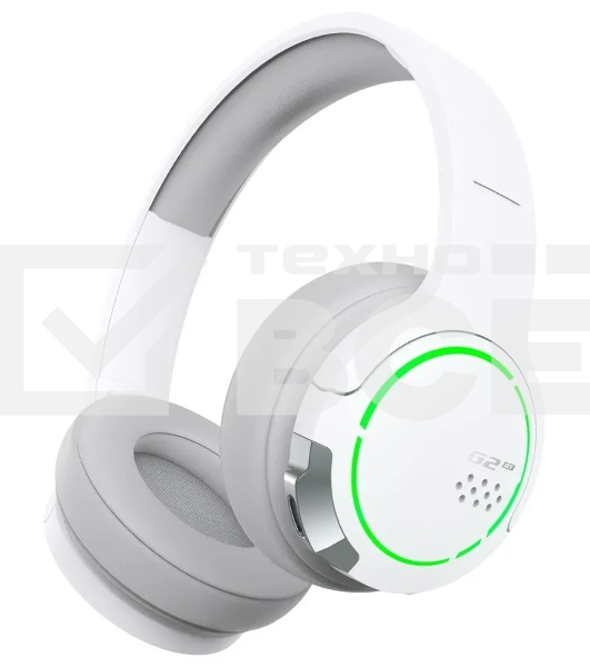 Гарнитура Edifier G2BT белый, беспроводная, Bluetooth, до 24 ч, подсветка