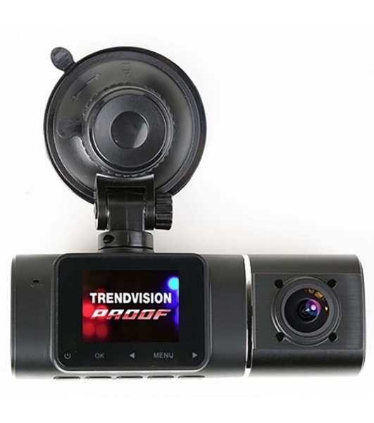 Видеорегистратор TrendVision Proof PRO GPS, 1920x1080, 1.5', с камерой заднего вида, GPS/ГЛОНАСС, G-сенсор, датчик движения